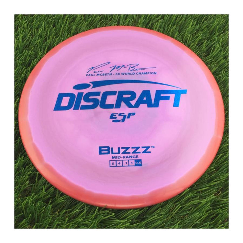 Discraft ESP Buzzz with Paul McBeth - 6x World Champion Signature Stamp - 172g - Solid Purple