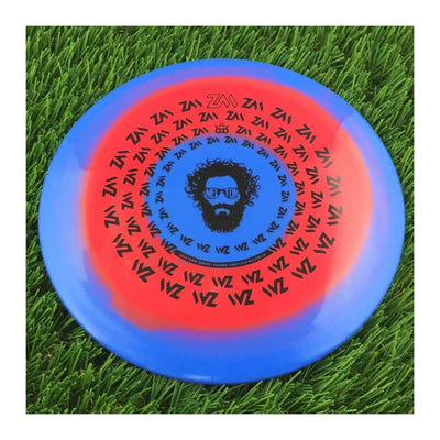 Dynamic Discs Fuzion Orbit Eye Maverick with Zach Melton Crazy Hair ZM Spiral Team Series 2023 Stamp - 173g Blue