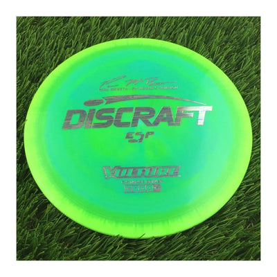 Discraft ESP Vulture with Paul McBeth - 6x World Champion Signature Stamp - 174g - Solid Bluish Green