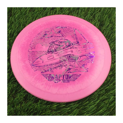 Discraft ESP Lite Sparkle Raptor with 2023 Ledgestone Edition - Wave 3 Stamp - 166g - Solid Pink