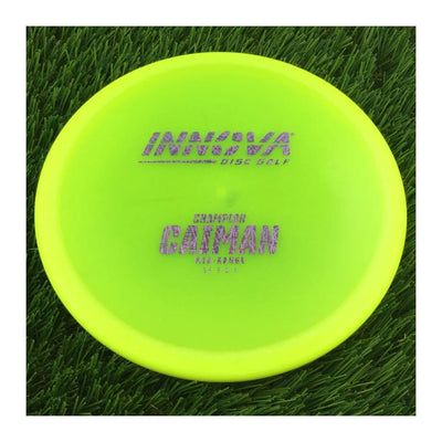 Innova Champion Caiman with Burst Logo Stock Stamp - 168g - Translucent Yellow