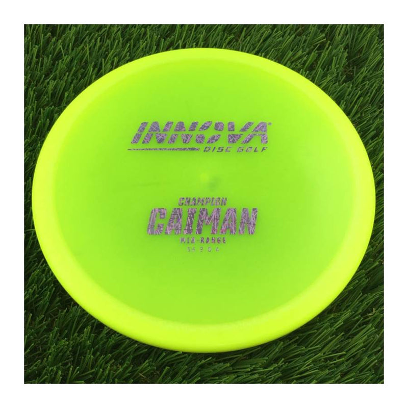 Innova Champion Caiman with Burst Logo Stock Stamp - 168g - Translucent Yellow