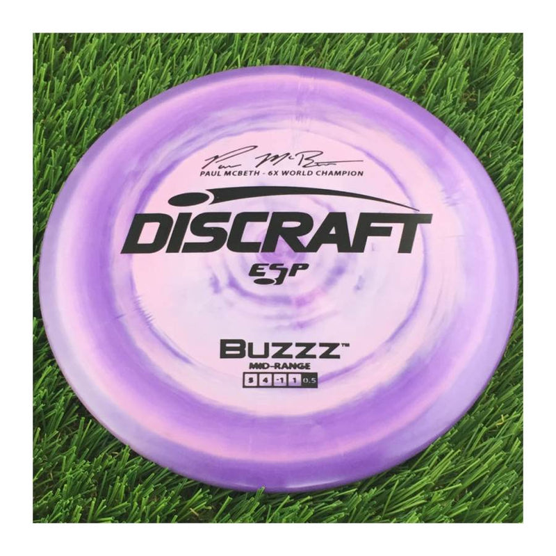 Discraft ESP Buzzz with Paul McBeth - 6x World Champion Signature Stamp - 172g - Solid Purple