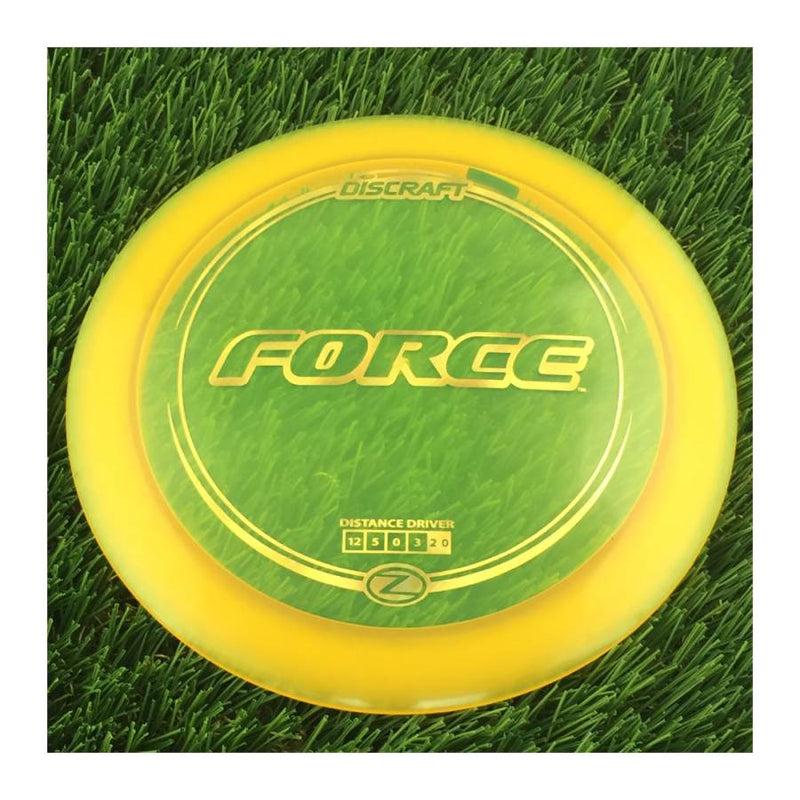 Discraft Elite Z Force - 174g - Translucent Dark Yellow