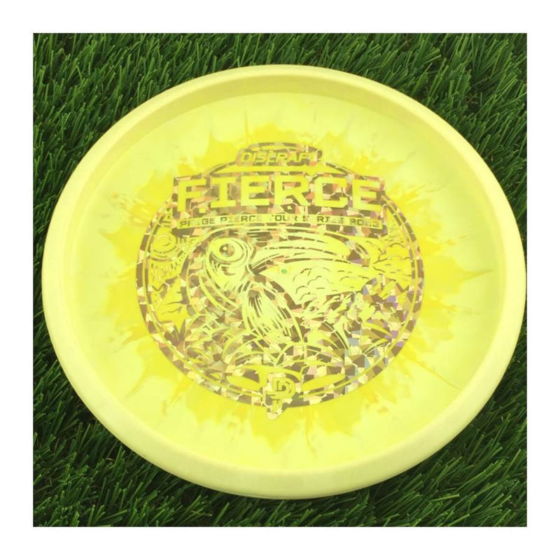 Discraft ESP Swirl Fierce with Paige Pierce Tour Series 2023 Stamp - 174g - Solid Light Yellow