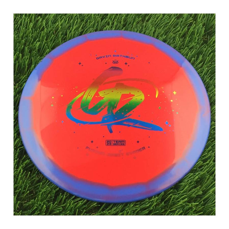 Dynamic Discs Fuzion Orbit Evader with Gavin Rathbun Space Orbit Team Series 2023 Stamp - 173g - Solid Red