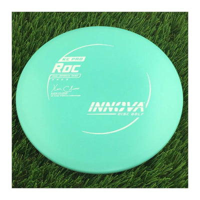 Innova Pro KC Roc with Ken Climo 12 Time World Champion Burst Logo Stamp - 133g - Solid Light Blue