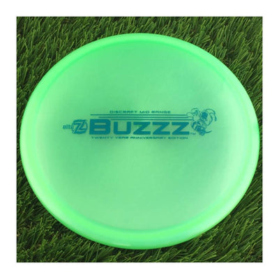 Discraft Elite Z Buzzz with Twenty Year Anniversary Edition Stamp - 180g - Translucent Light Green