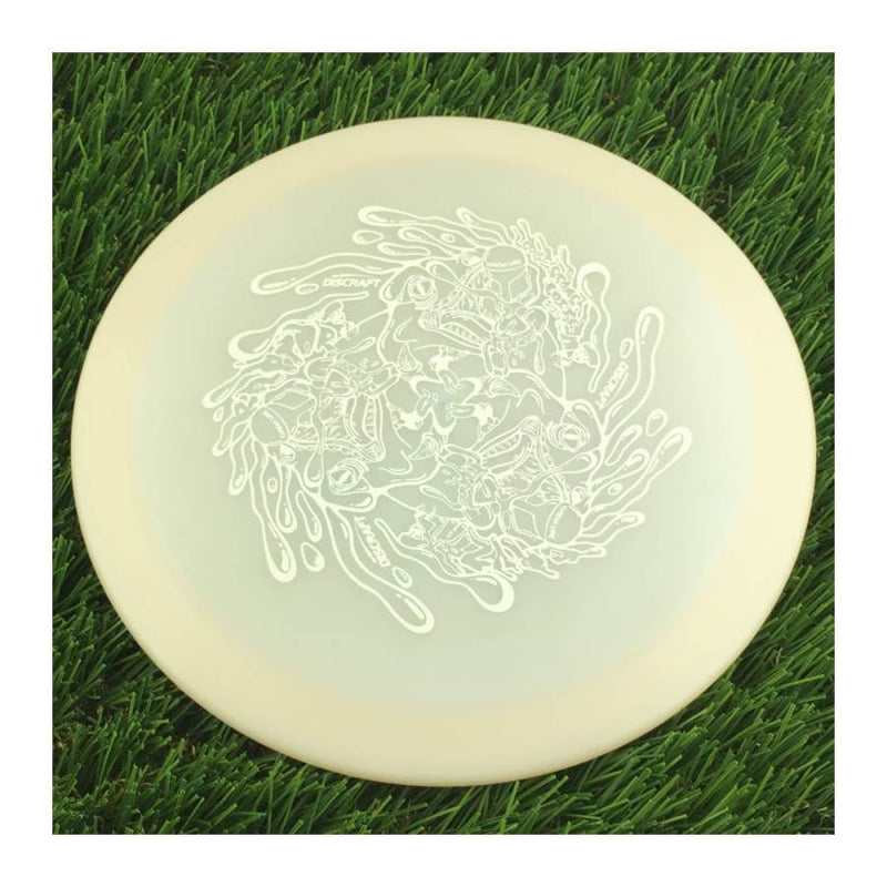 Discraft Elite Z UV Raptor with 2023 Ledgestone Edition - Wave 4 Stamp - 174g - Translucent Pale Pink