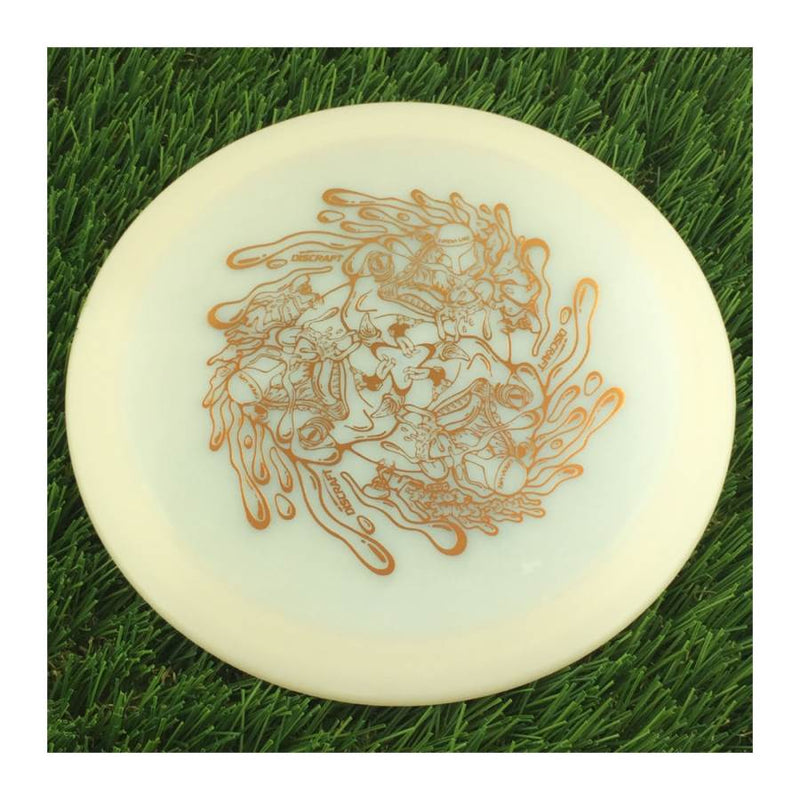 Discraft Elite Z UV Raptor with 2023 Ledgestone Edition - Wave 4 Stamp - 174g - Translucent Pale Pink