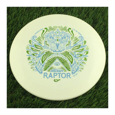 Discraft ESP Raptor with 2023 Ledgestone Edition - Wave 4 Stamp - 174g - Solid White