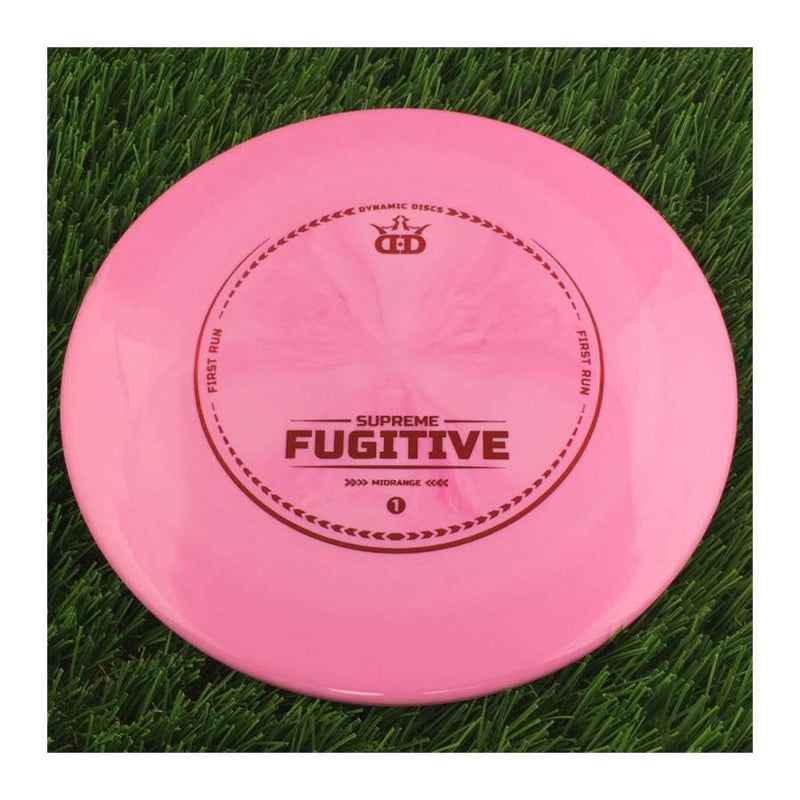 Dynamic Discs Supreme Fugitive with First Run Stamp - 175g - Solid Pink