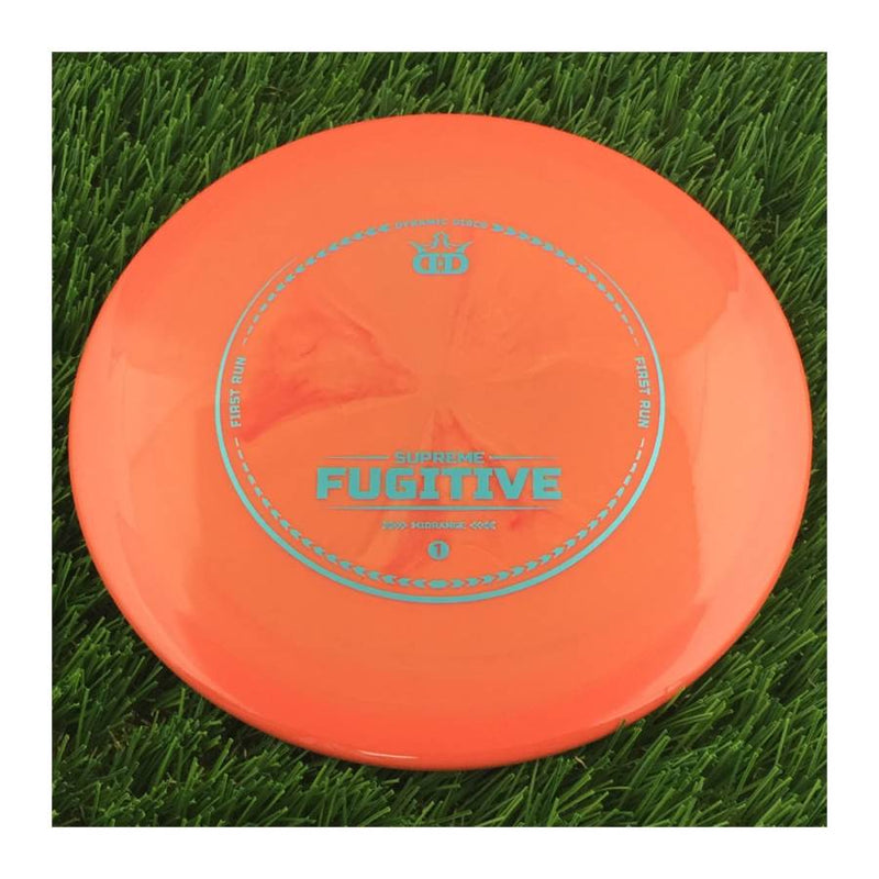 Dynamic Discs Supreme Fugitive with First Run Stamp - 174g - Solid Orange