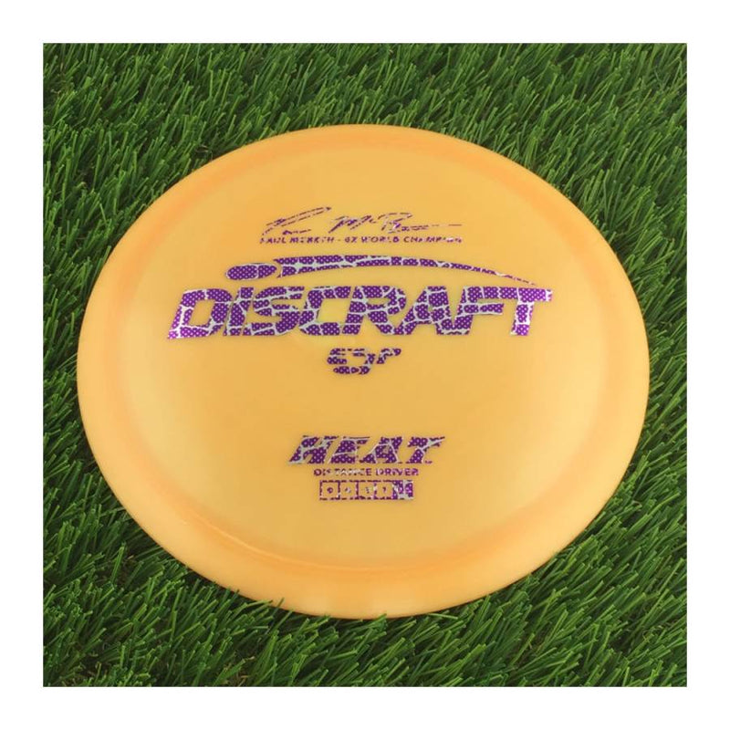 Discraft ESP Heat with Paul McBeth - 6x World Champion Signature Stamp - 174g - Solid Orangish Brown