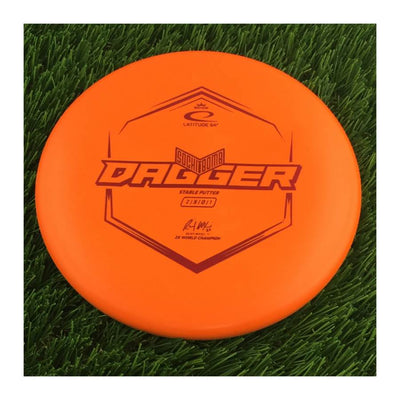 Latitude 64 Sense Dagger with Ricky Wysocki - 2X World Champion - SockiBomb Stamp - 175g - Solid Orange