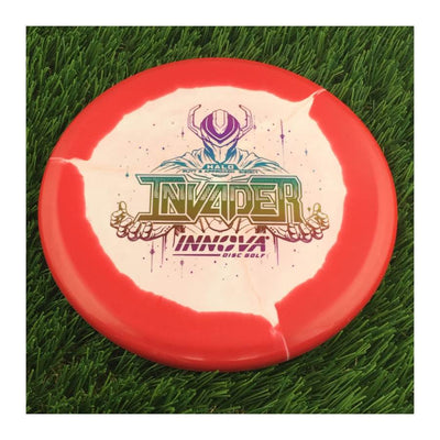 Innova Halo Star Invader with Burst Logo Stock Stamp - 170g - Solid Red