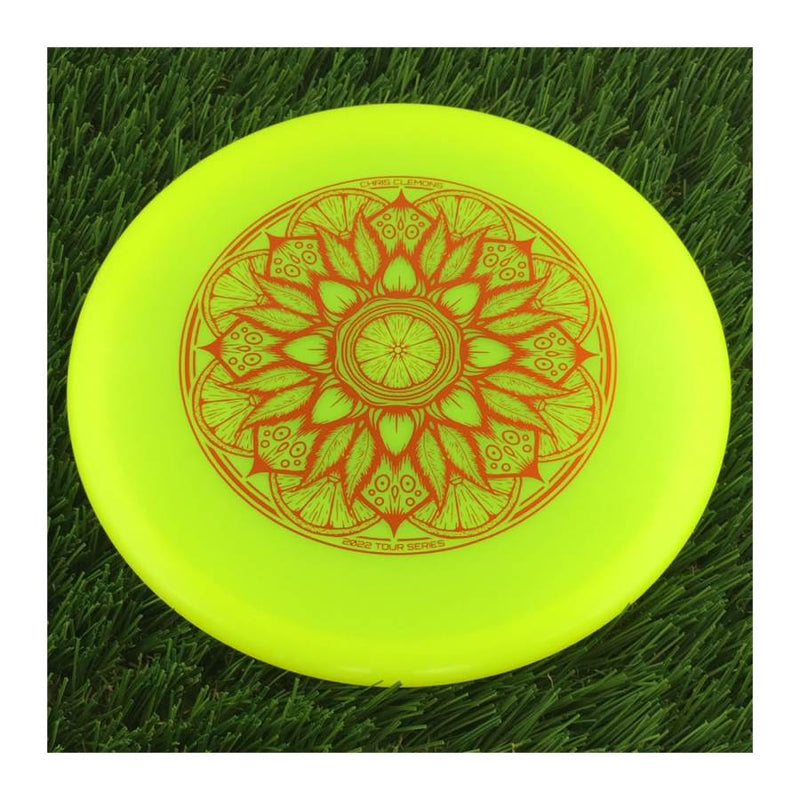 Dynamic Discs Lucid-X Culprit with Chris Clemons 2022 Team Series Mandala Stamp - 173g - Translucent Yellow