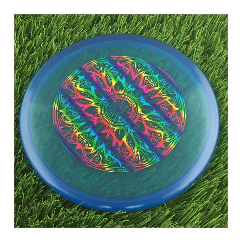 Dynamic Discs Lucid-X Culprit with Chris Clemons 2022 Team Series Mandala Stamp - 173g - Translucent Blue