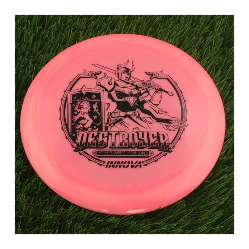 Innova Star Color Glow Destroyer with Henna Blomroos Tour Series 2023 Stamp - 175g - Solid Pink