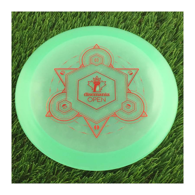 Discmania C-Line Color Glow Reinvented FD3 with Discmania Open 2023 Stamp - 174g - Translucent Turquoise Green