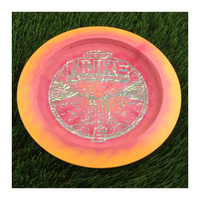 Discraft ESP Swirl Nuke with Ezra Aderhold Tour Series 2023 Stamp - 174g - Solid Orangish Pink