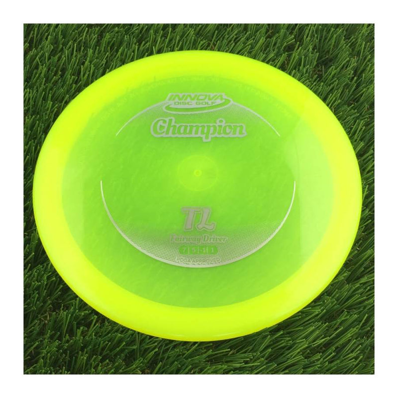 Innova Champion TL with Circle Fade Stock Stamp - 171g - Translucent Yellow