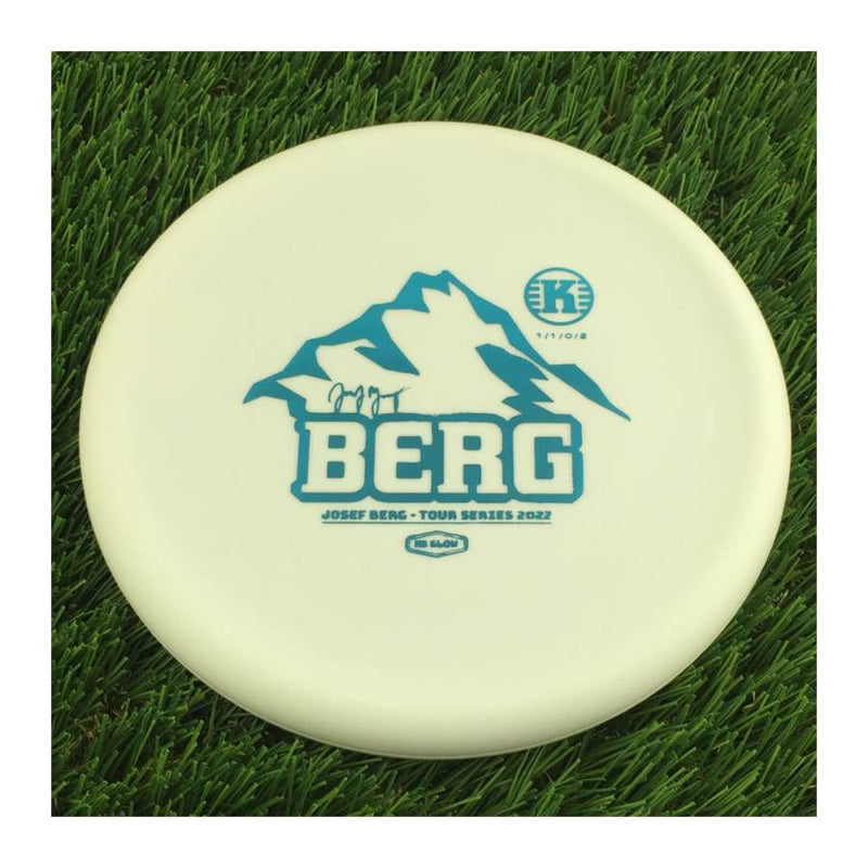 Kastaplast K3 Glow Berg with Josef Berg - Tour Series 2022 Stamp - 174g - Solid White