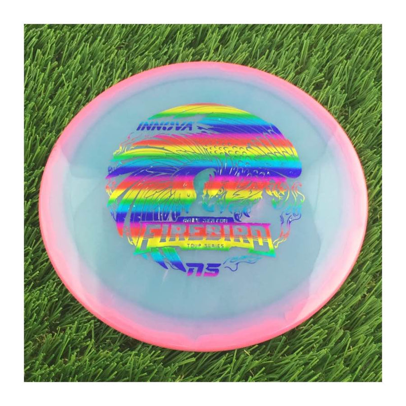 Innova Champion Glow Halo Firebird with Nate Sexton 2023 Tour Series Sexy Bird Stamp - 175g - Translucent Pink