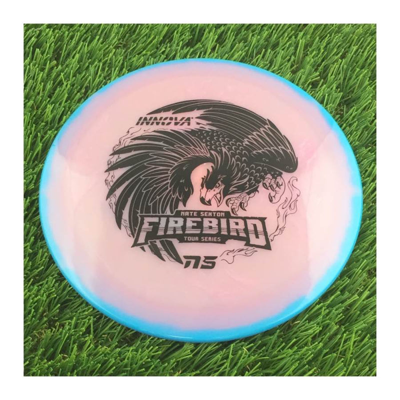 Innova Champion Glow Halo Firebird with Nate Sexton 2023 Tour Series Sexy Bird Stamp - 175g - Translucent Blue