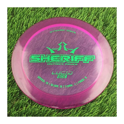 Dynamic Discs Lucid Ice Sheriff - 173g - Translucent Purple