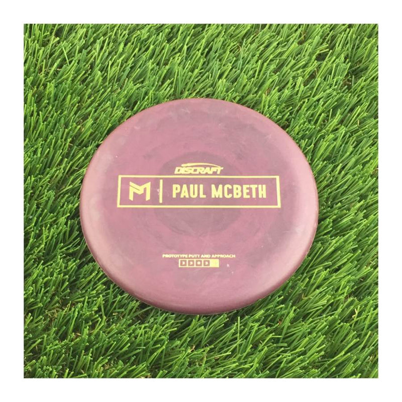 Discraft Jawbreaker/Rubber Blend Mini Luna Mini with Paul McBeth Prototype Stamp - 67g - Solid Dark Purple