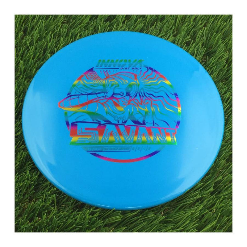 Innova Star Savant with Burst Logo Stock Stamp - 171g - Solid Blue