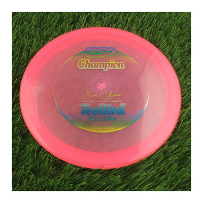 Innova Champion Teebird with Ken Climo 12 Time World Champion Signature Stamp - 165g - Translucent Pink