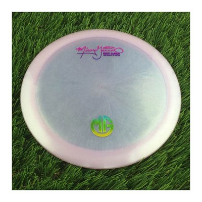 Discraft Elite Z Color Shift Thrasher with Missy Gannon Signature Team Discraft Co-Captain - MG Small Logo Stamp - 174g - Translucent Muted Purple