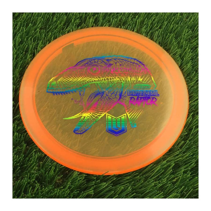 Discraft CryZtal Raptor with Paul Ulibarri - Raptor Head - Uli Logo Stamp - 174g - Translucent Orange