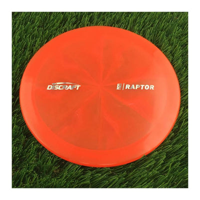 Discraft Elite Z Swirl Raptor with Ezra Aderhold - EZ Small Logo Stamp - 174g - Translucent Orange