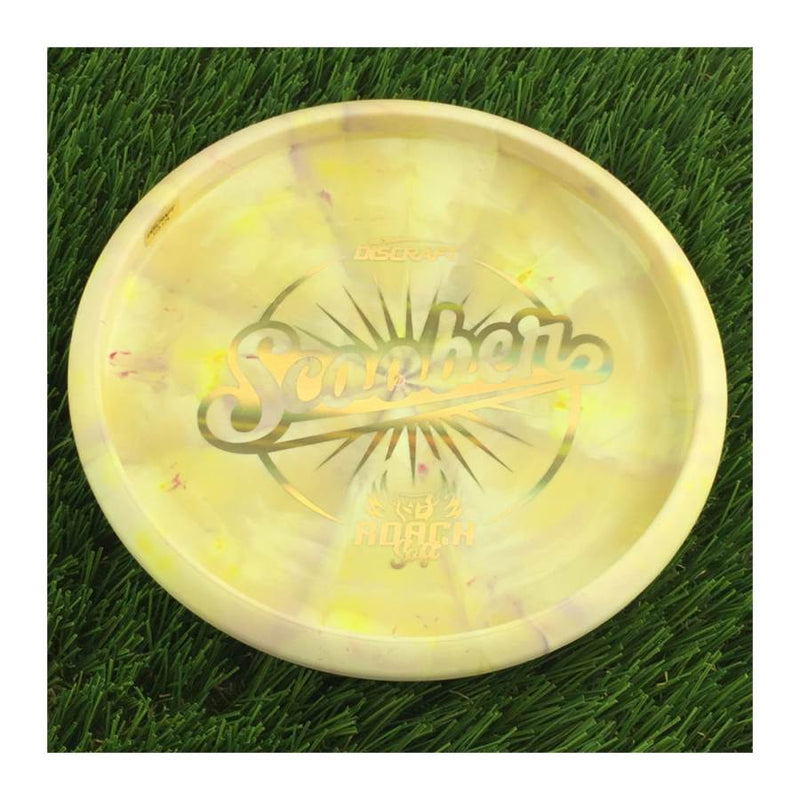 Discraft Soft Swirl Roach with Brodie Smith - DarkHorse Scoober Bottom Stamp - 174g - Solid Muted Yellow