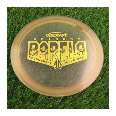 Discraft Elite Z Color Shift Undertaker with Anthony Barela Waves - AB Small Stamp - 172g - Translucent Orangish Brown