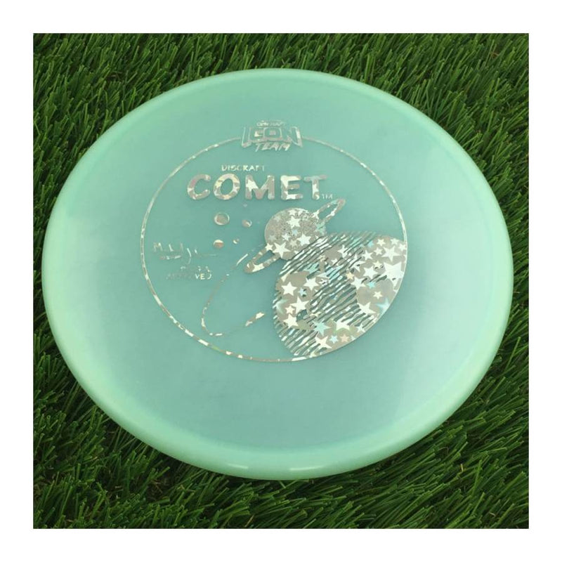 Discraft Elite Z UV Comet with Michael Johansen Signature Icon Team Stamp - 180g - Translucent Pale Blue