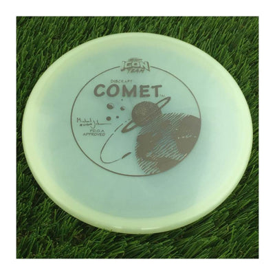 Discraft Elite Z UV Comet with Michael Johansen Signature Icon Team Stamp - 180g - Translucent White