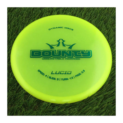 Dynamic Discs Lucid Bounty - 177g - Translucent Yellow