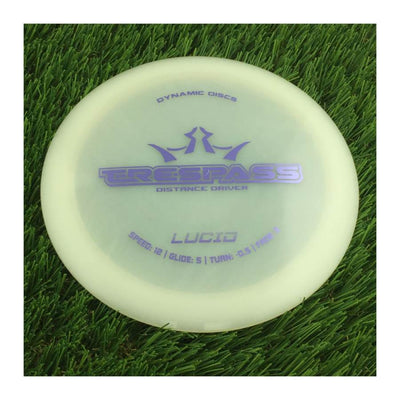 Dynamic Discs Lucid Trespass - 170g - Translucent White