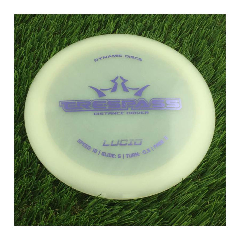 Dynamic Discs Lucid Trespass - 170g - Translucent White