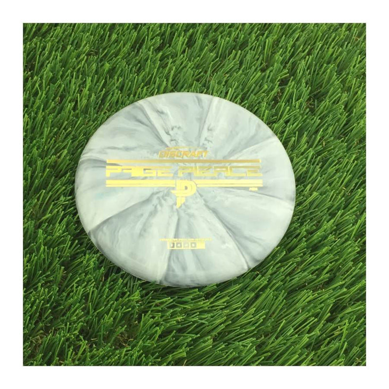 Discraft Swirl Mini Fierce Mini with Paige Pierce PP Prototype Putt and Approach Stamp - 78g - Solid Light Grey