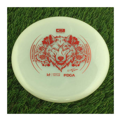 Latitude 64 Opto-X Pure with 2x World Champion - 2023 PDGA FPO Pro Worlds - KT Signature - PDGA Stamp - 176g - Translucent White