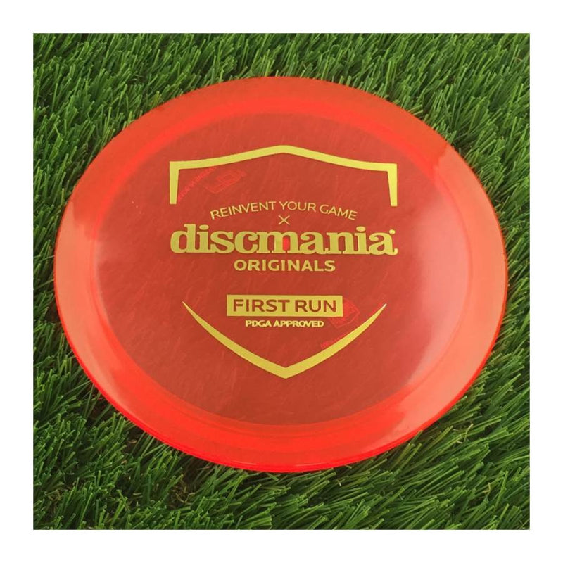 Discmania Italian C-Line FD1 with First Run Stamp - 173g - Translucent Red