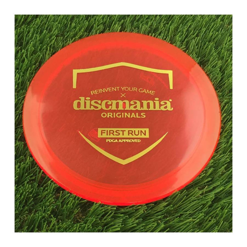 Discmania Italian C-Line FD1 with First Run Stamp - 173g - Translucent Red