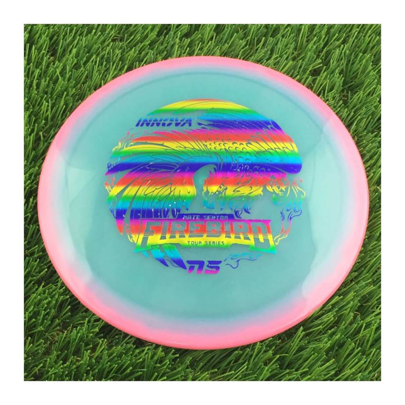 Innova Champion Glow Halo Firebird with Nate Sexton 2023 Tour Series Sexy Bird Stamp - 175g - Translucent Pink