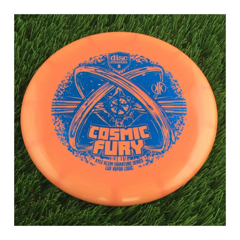 Discmania Evolution Lux Vapor Logic with Cosmic Fury - Kyle Klein Signature Series Stamp - 174g - Solid Orange