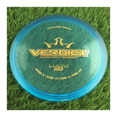 Dynamic Discs Lucid Ice Verdict - 173g - Translucent Blue